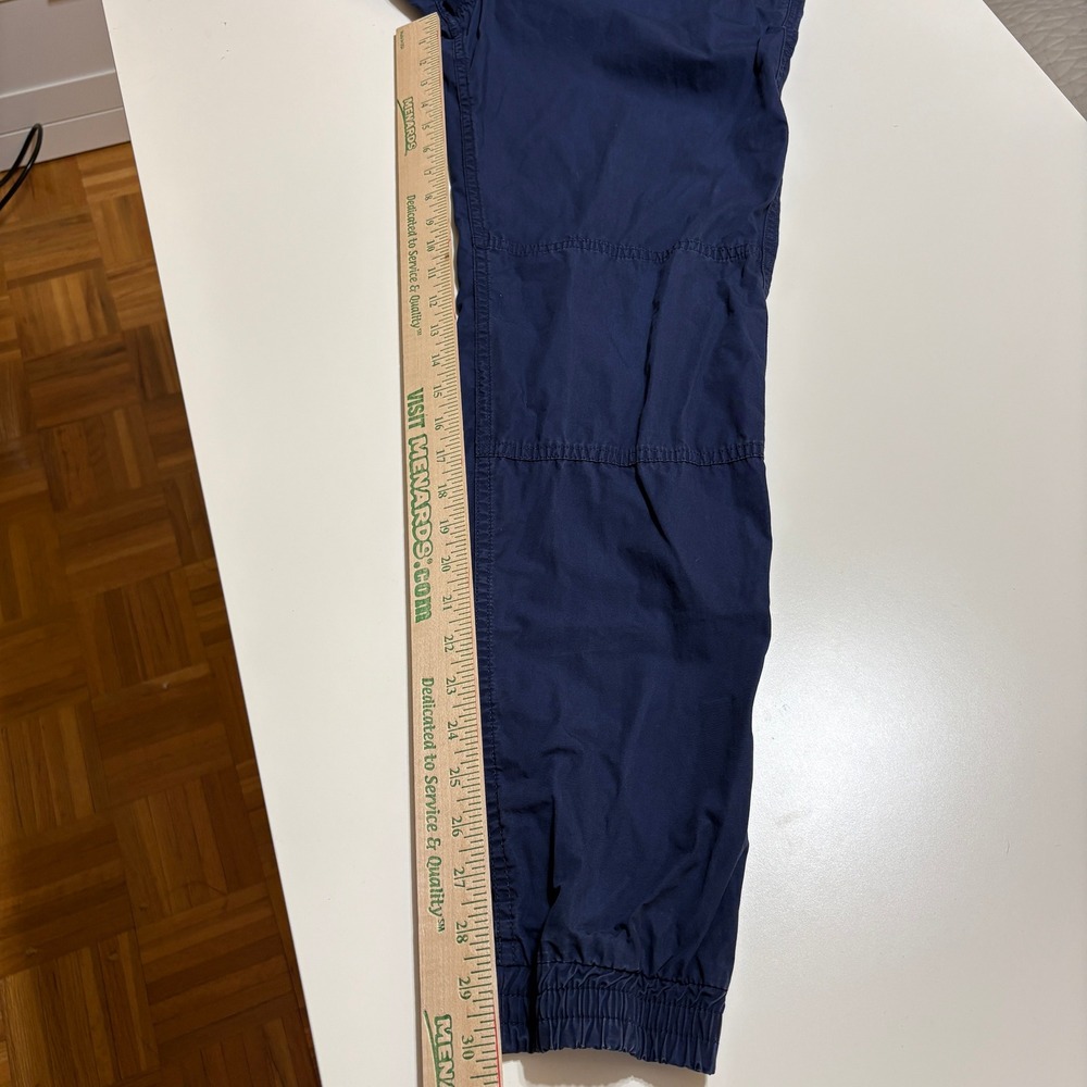 Polo Ralph Lauren Boys Poplin Ripstop Jogger Pant Size XL Navy Drawstring Sporty - Picture 9 of 11